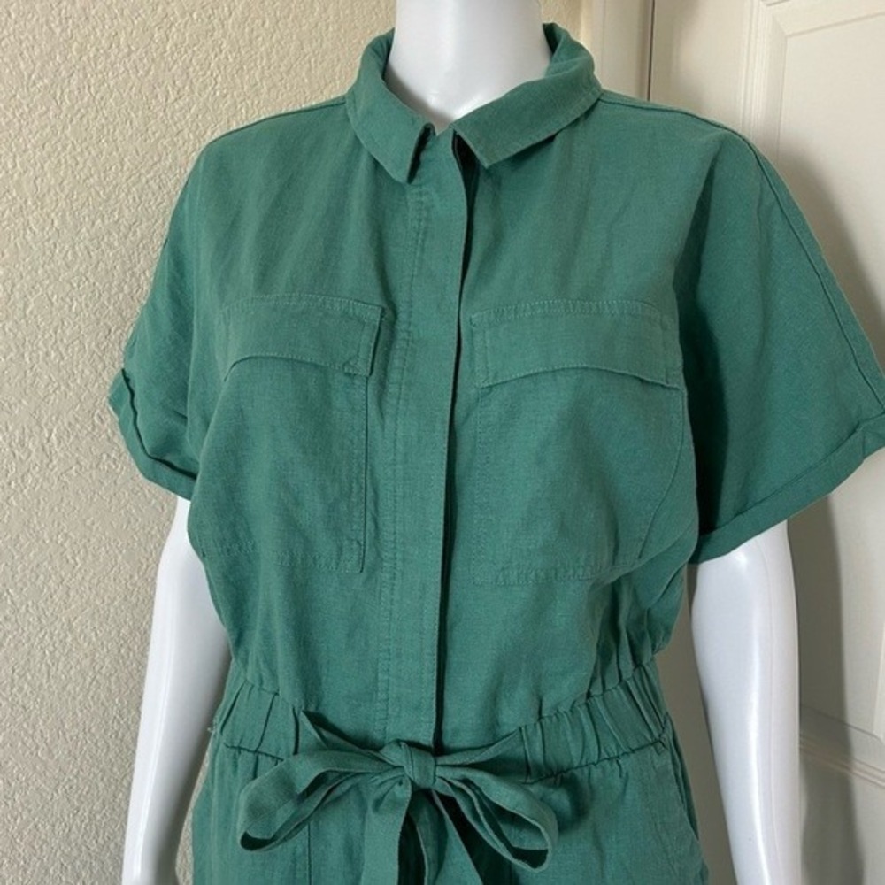 Universal Thread Green Short Sleeve Button Down B… - image 3